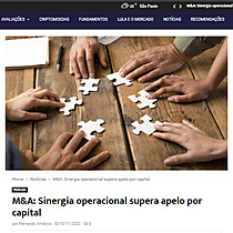 M&A: Sinergia operacional supera apelo por capital